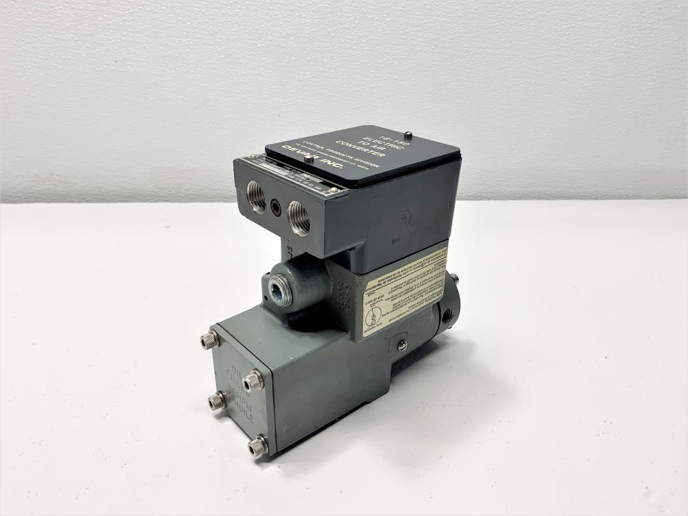 Moore 77-8 Transducer with Devar 18-150-2 Electric to Air Converter